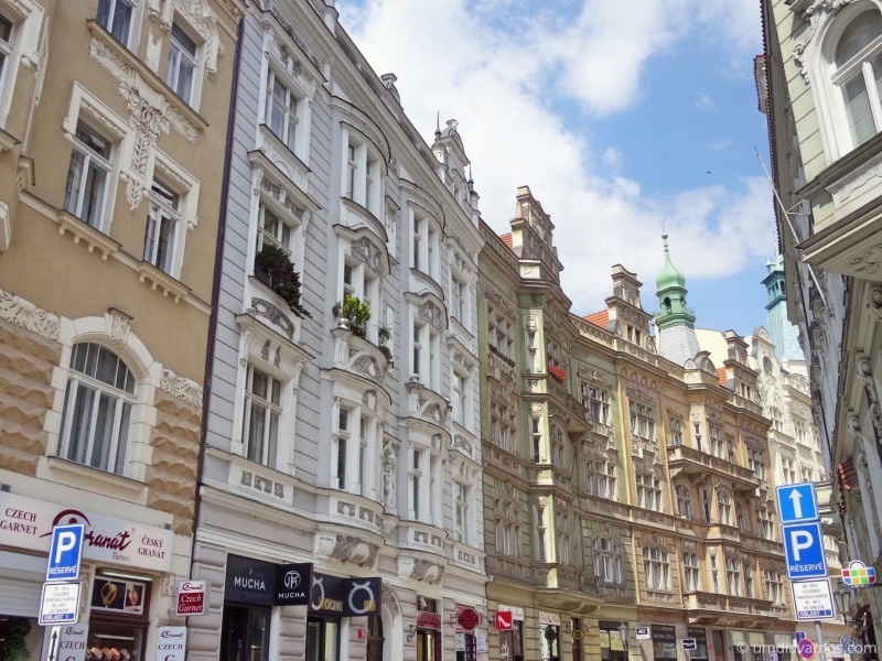 Rua do Bairro Judeu em Praga