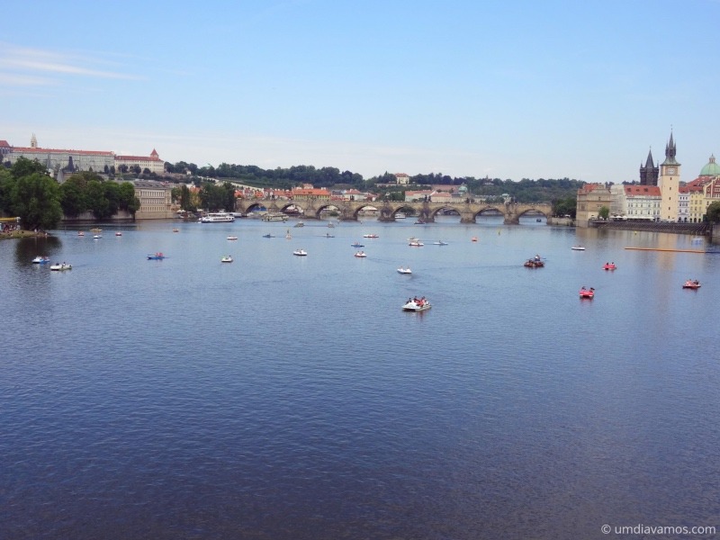 Rio Vltava em Praga