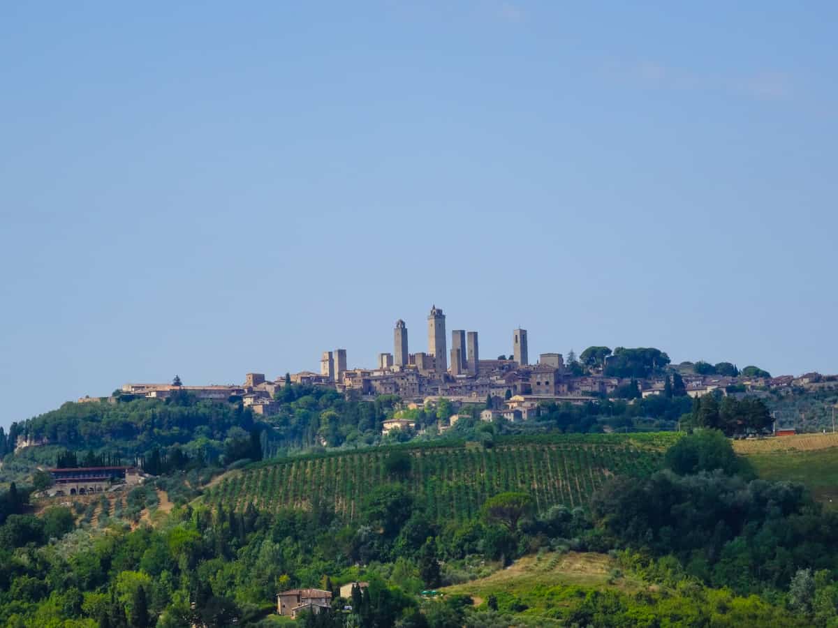 Vista para San Gimignano