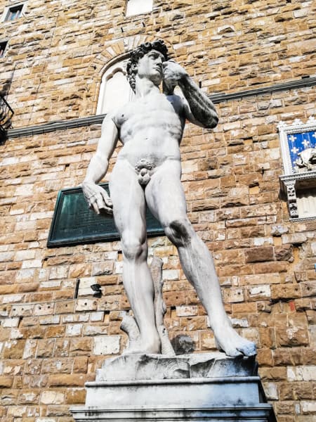 Réplica da estátua de David, Piazza della Signoria