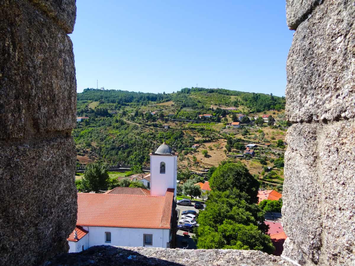 Vista do Castelo de Bragança