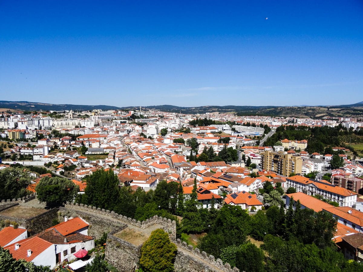 Vista do Castelo de Bragança