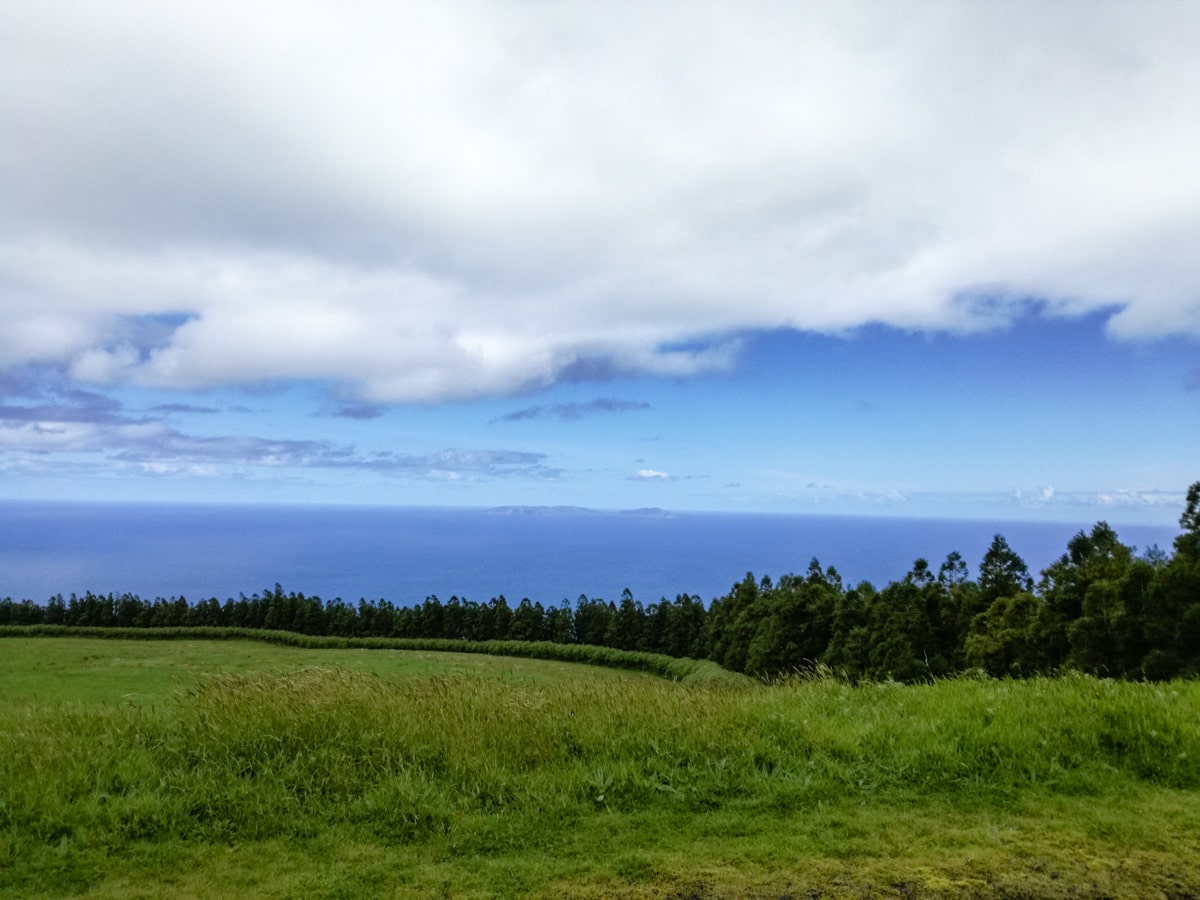 Pico da Esperança, vista ilha da Graciosa