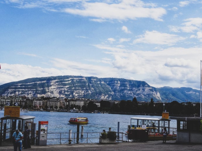 Lago Léman, Genebra