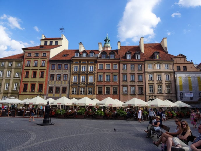 Centro histórico de Varsóvia