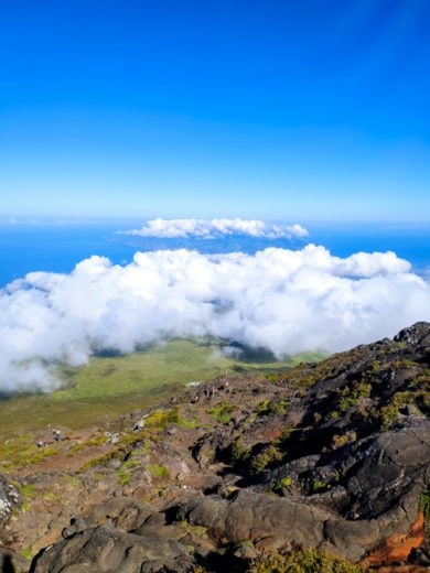 Acima das nuvens, Montanha do Pico, Açores
