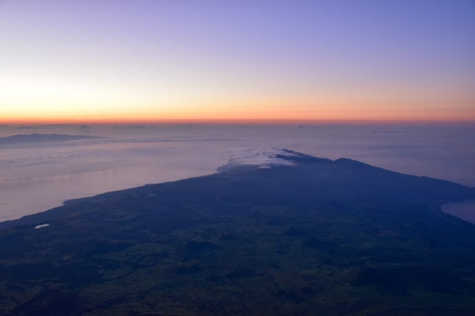 Ilha do Pico, vista da montanha, Açores